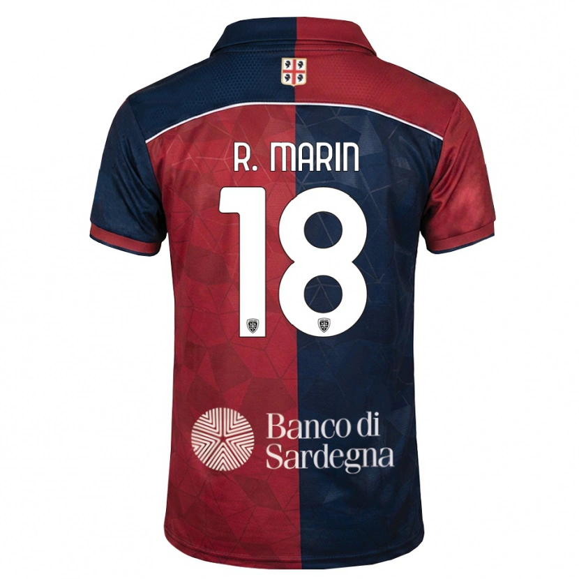 Danxen Femme Maillot Răzvan Marin #18 Bourgogne Bleu Roi Tenues Domicile 2026/27 T-Shirt
