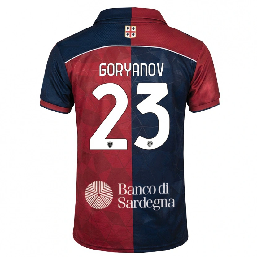 Danxen Femme Maillot Kristiyan Goryanov #23 Bourgogne Bleu Roi Tenues Domicile 2026/27 T-Shirt