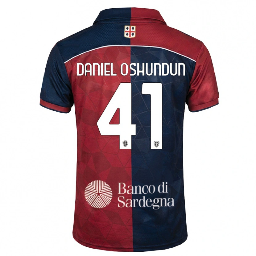 Danxen Femme Maillot Olasunkanmi Daniel Oshundun #41 Bourgogne Bleu Roi Tenues Domicile 2026/27 T-Shirt