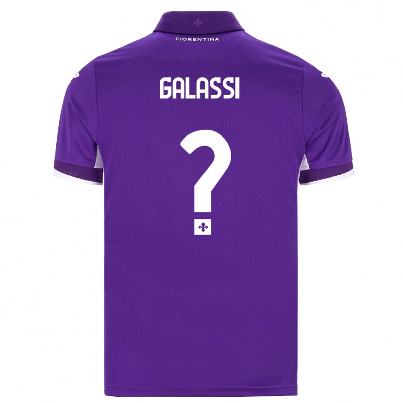 Danxen Femme Maillot Andrea Galassi #0 Violet Blanc Rose Tenues Domicile 2026/27 T-Shirt