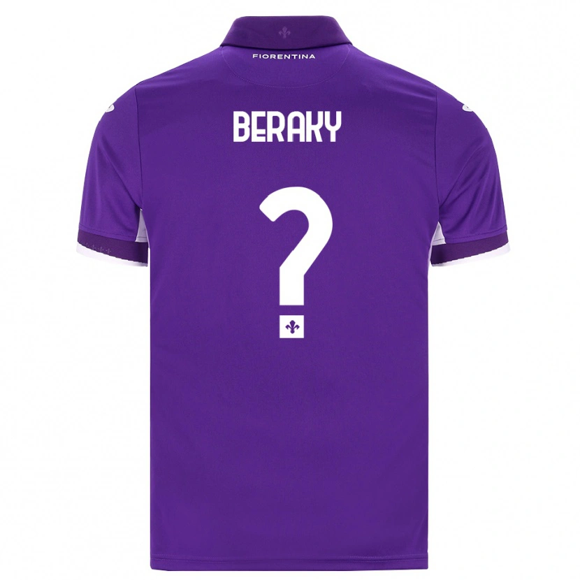 Danxen Femme Maillot Mussie Beraky #0 Violet Blanc Rose Tenues Domicile 2026/27 T-Shirt