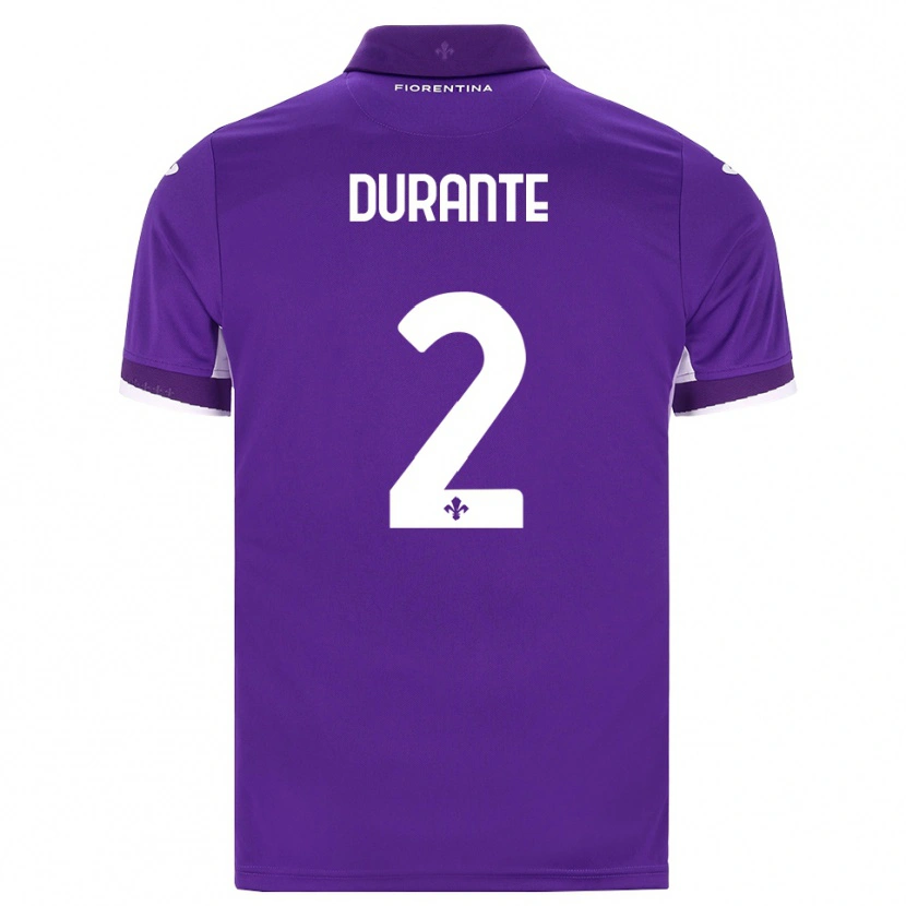 Danxen Femme Maillot Francesca Durante #2 Violet Blanc Rose Tenues Domicile 2026/27 T-Shirt