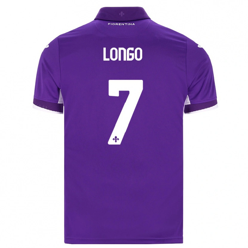 Danxen Femme Maillot Miriam Longo #7 Violet Blanc Rose Tenues Domicile 2026/27 T-Shirt