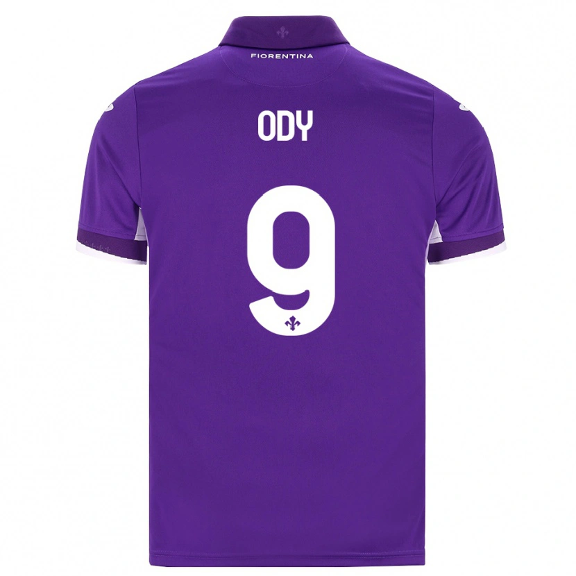 Danxen Femme Maillot Edwin Ody #9 Violet Blanc Rose Tenues Domicile 2026/27 T-Shirt