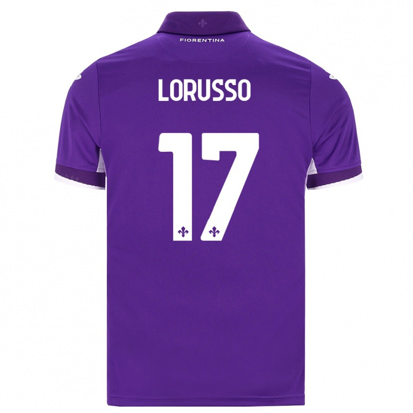 Danxen Femme Maillot Angelo Lorusso #17 Violet Blanc Rose Tenues Domicile 2026/27 T-Shirt