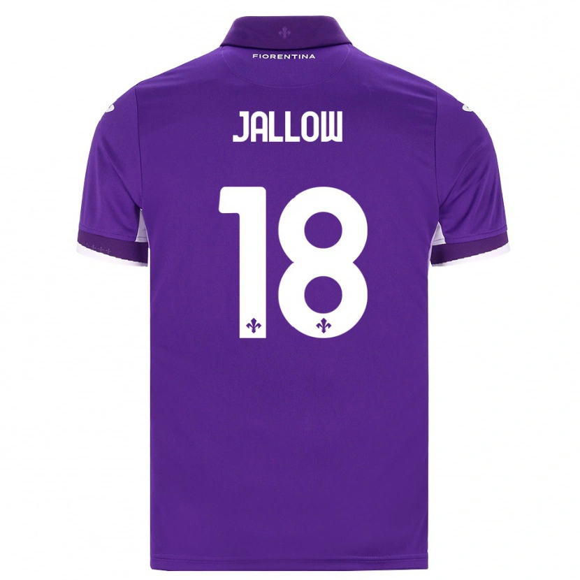 Danxen Femme Maillot Sulayman Jallow #18 Violet Blanc Rose Tenues Domicile 2026/27 T-Shirt