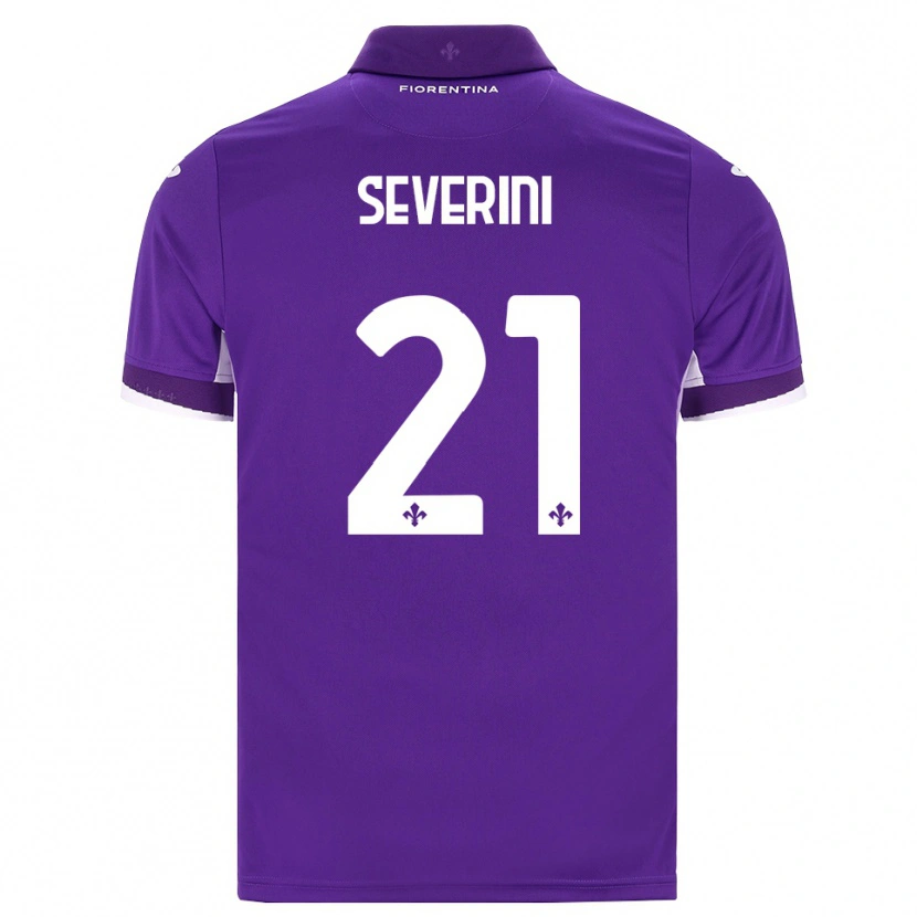 Danxen Femme Maillot Emma Severini #21 Violet Blanc Rose Tenues Domicile 2026/27 T-Shirt