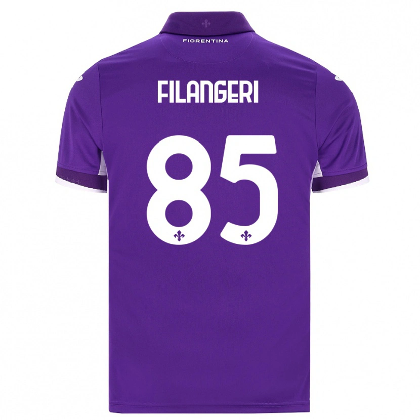 Danxen Femme Maillot Maria Luisa Filangeri #85 Violet Blanc Rose Tenues Domicile 2026/27 T-Shirt