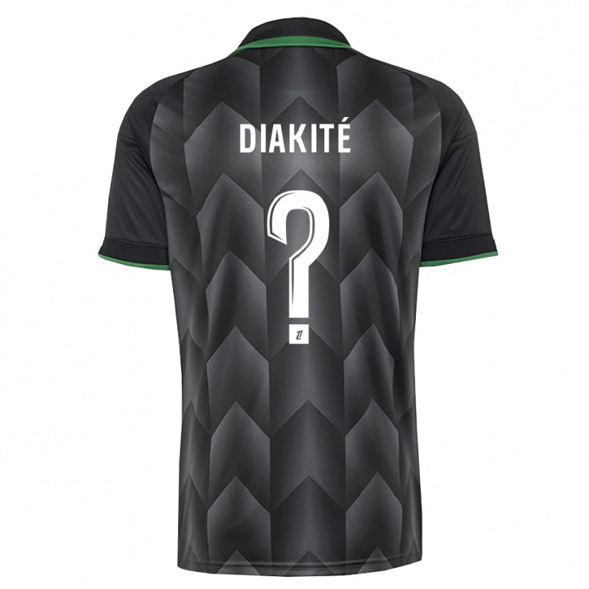 Danxen Femme Maillot Boubacar Diakité #0 Blanc Noir Vert Tenues Extérieur 2026/27 T-Shirt