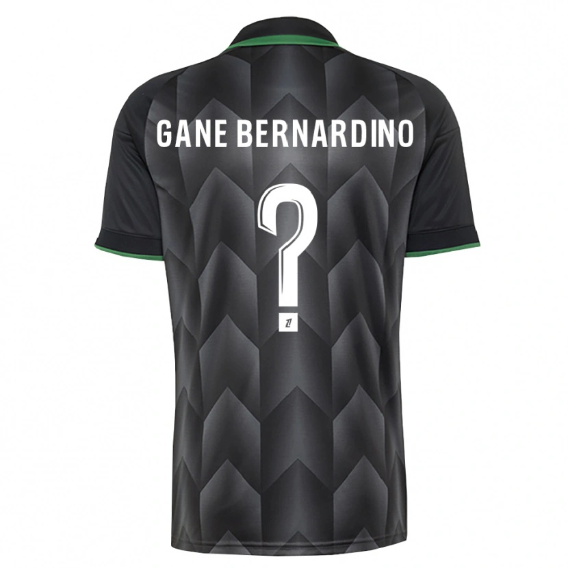 Danxen Femme Maillot Nathanaël Gane Bernardino #0 Blanc Noir Vert Tenues Extérieur 2026/27 T-Shirt