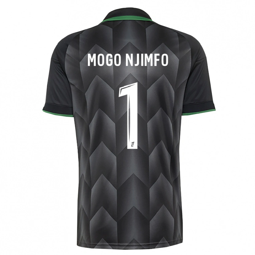 Danxen Femme Maillot Arthur Mogo Njimfo #1 Blanc Noir Vert Tenues Extérieur 2026/27 T-Shirt