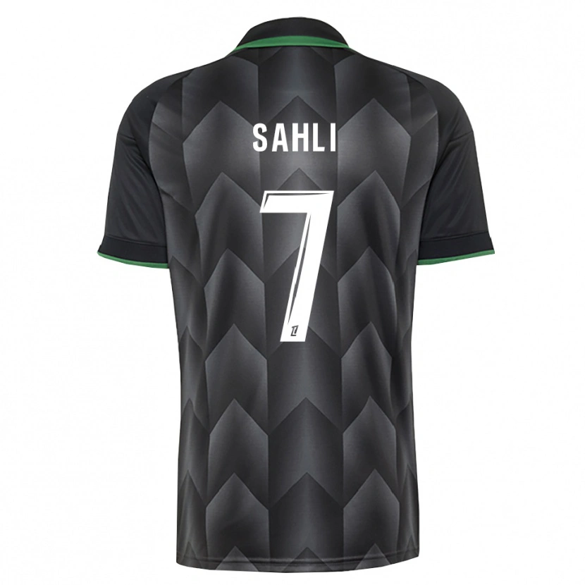 Danxen Femme Maillot Wael Sahli #7 Blanc Noir Vert Tenues Extérieur 2026/27 T-Shirt