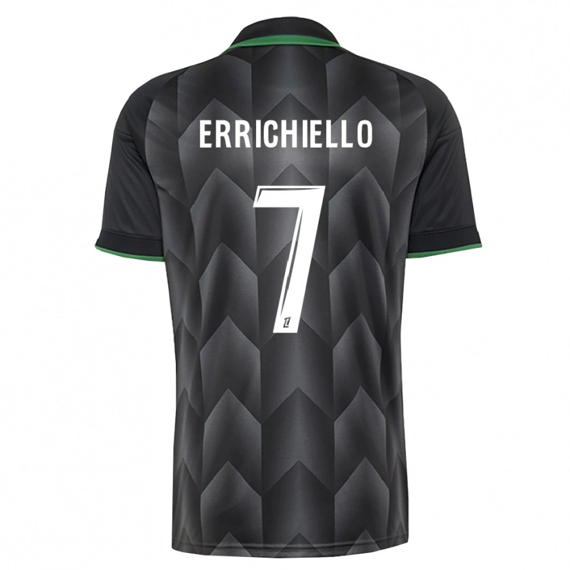 Danxen Femme Maillot Giovan Errichiello #7 Blanc Noir Vert Tenues Extérieur 2026/27 T-Shirt