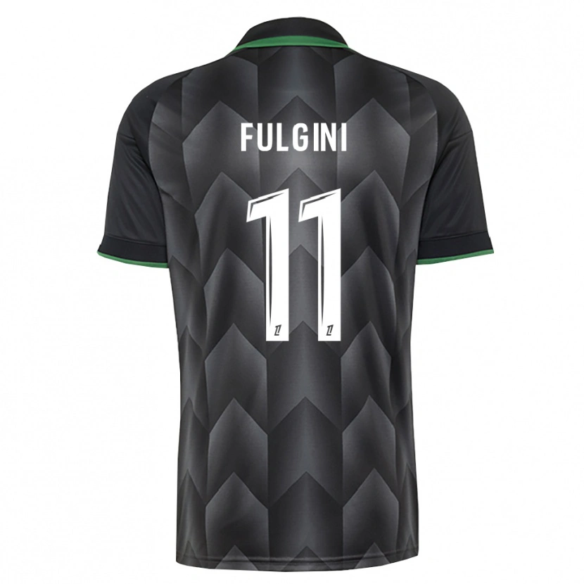 Danxen Femme Maillot Angelo Fulgini #11 Blanc Noir Vert Tenues Extérieur 2026/27 T-Shirt
