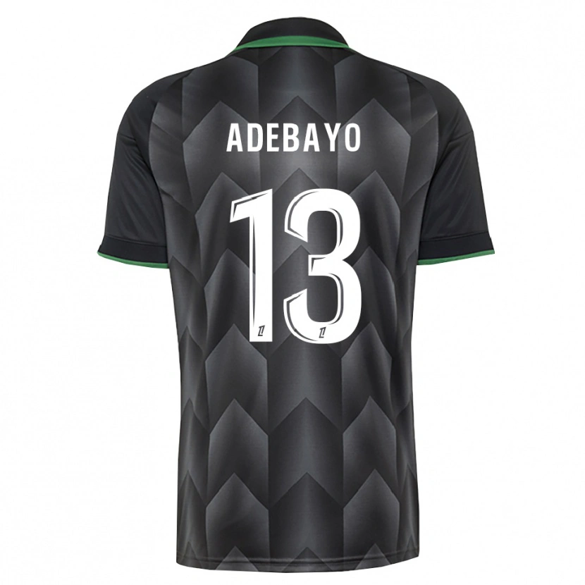 Danxen Femme Maillot Kamil Adebayo #13 Blanc Noir Vert Tenues Extérieur 2026/27 T-Shirt