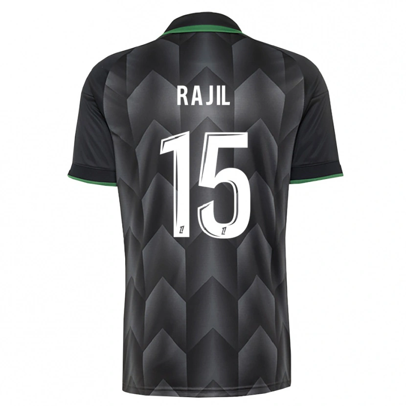 Danxen Femme Maillot Jibril Rajil #15 Blanc Noir Vert Tenues Extérieur 2026/27 T-Shirt