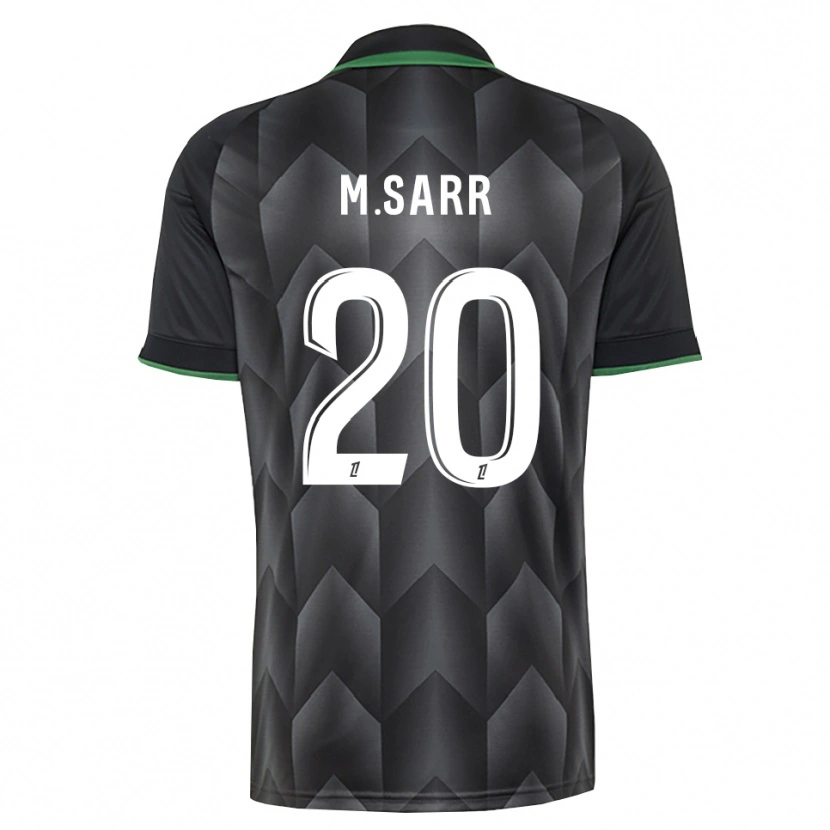 Danxen Femme Maillot Malang Sarr #20 Blanc Noir Vert Tenues Extérieur 2026/27 T-Shirt