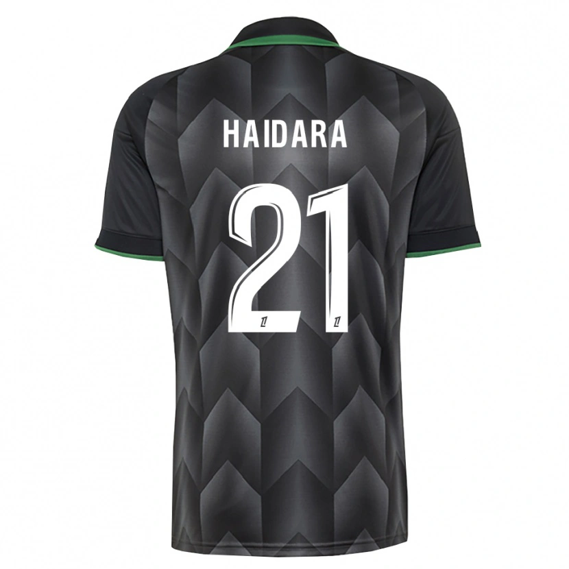 Danxen Femme Maillot Amadou Haidara #21 Blanc Noir Vert Tenues Extérieur 2026/27 T-Shirt