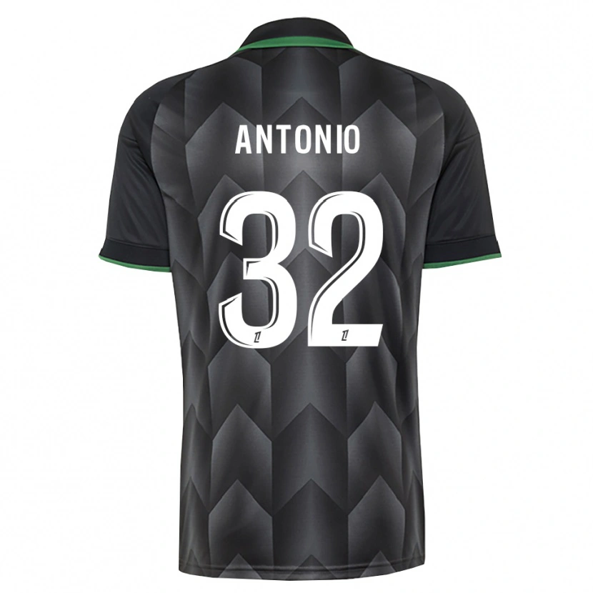 Danxen Femme Maillot Kyllian Antonio #32 Blanc Noir Vert Tenues Extérieur 2026/27 T-Shirt