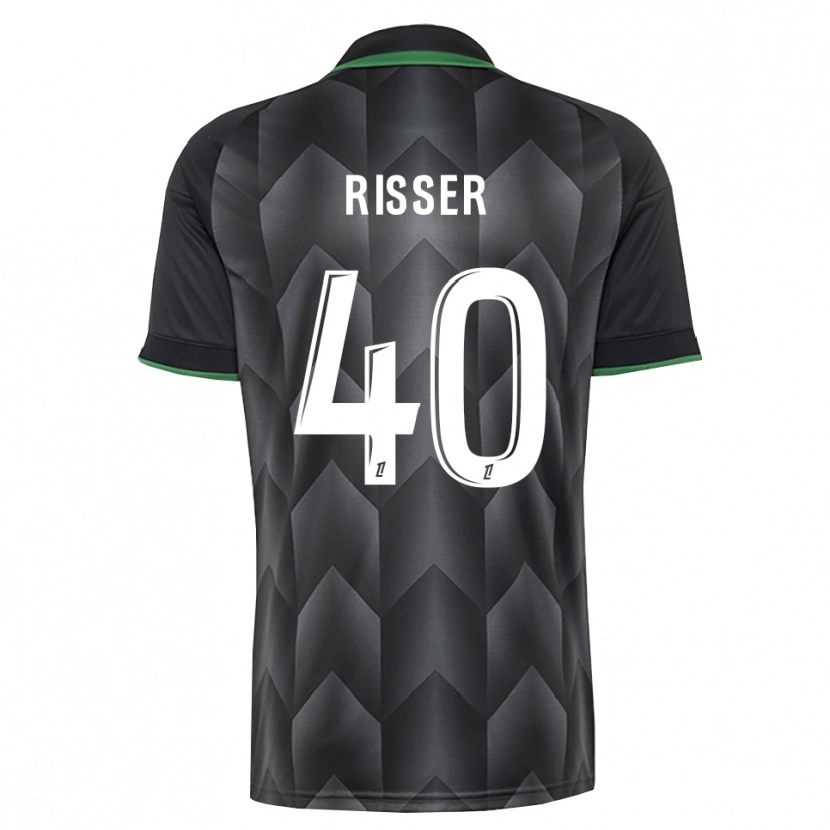 Danxen Femme Maillot Robin Risser #40 Blanc Noir Vert Tenues Extérieur 2026/27 T-Shirt