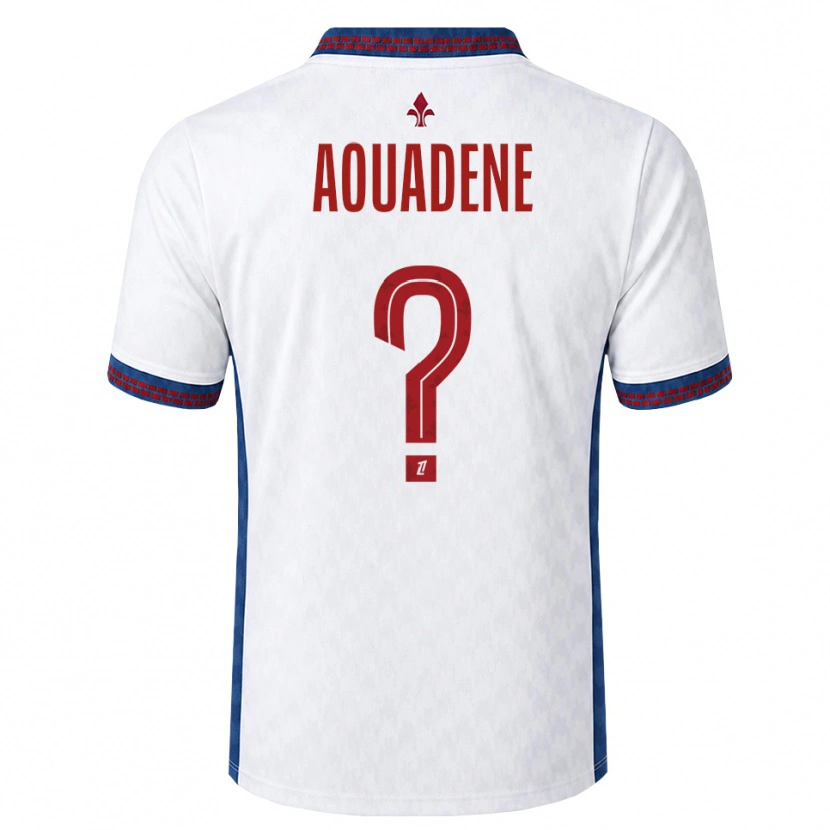 Danxen Femme Maillot Aksel Aouadene #0 Rouge Blanc Bleu Tenues Extérieur 2026/27 T-Shirt