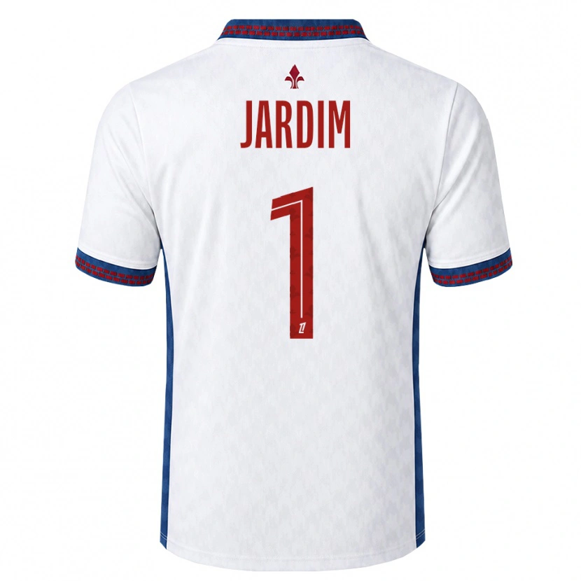 Danxen Femme Maillot Leo Jardim #1 Rouge Blanc Bleu Tenues Extérieur 2026/27 T-Shirt