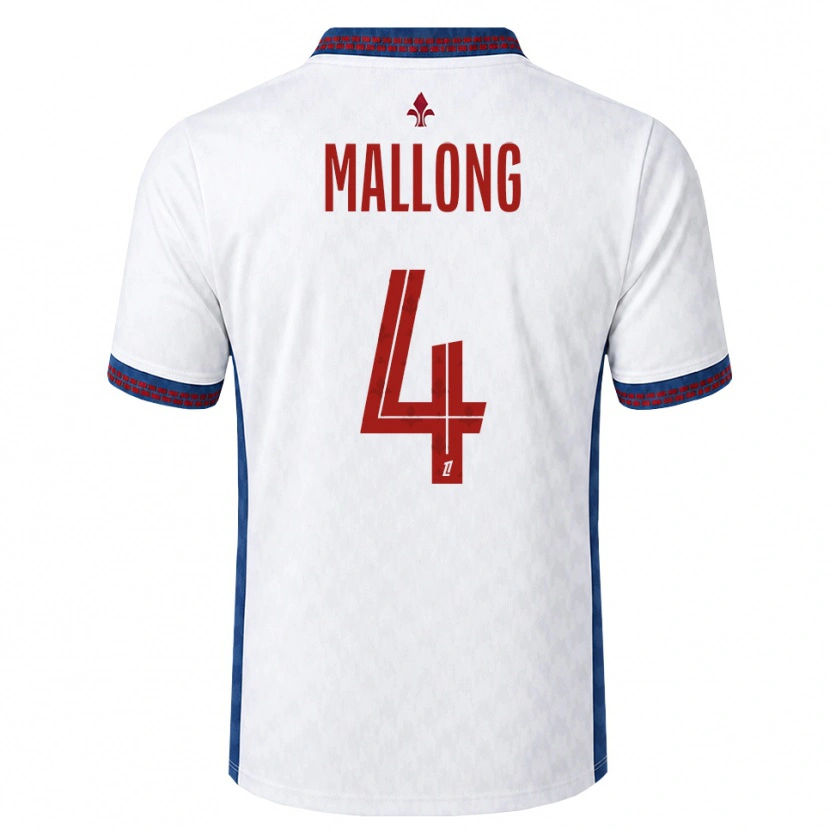 Danxen Femme Maillot Raphaël Mallong #4 Rouge Blanc Bleu Tenues Extérieur 2026/27 T-Shirt