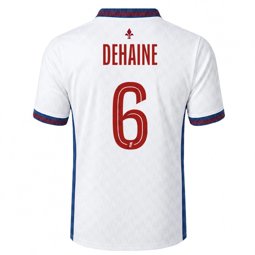 Danxen Femme Maillot Axel Dehaine #6 Rouge Blanc Bleu Tenues Extérieur 2026/27 T-Shirt