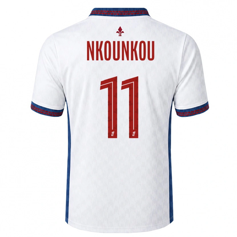Danxen Femme Maillot Evrack Nkounkou #11 Rouge Blanc Bleu Tenues Extérieur 2026/27 T-Shirt