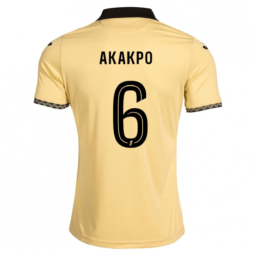 Danxen Femme Maillot Izak Akakpo #6 Blanc Navajo Noir Tenues Extérieur 2026/27 T-Shirt
