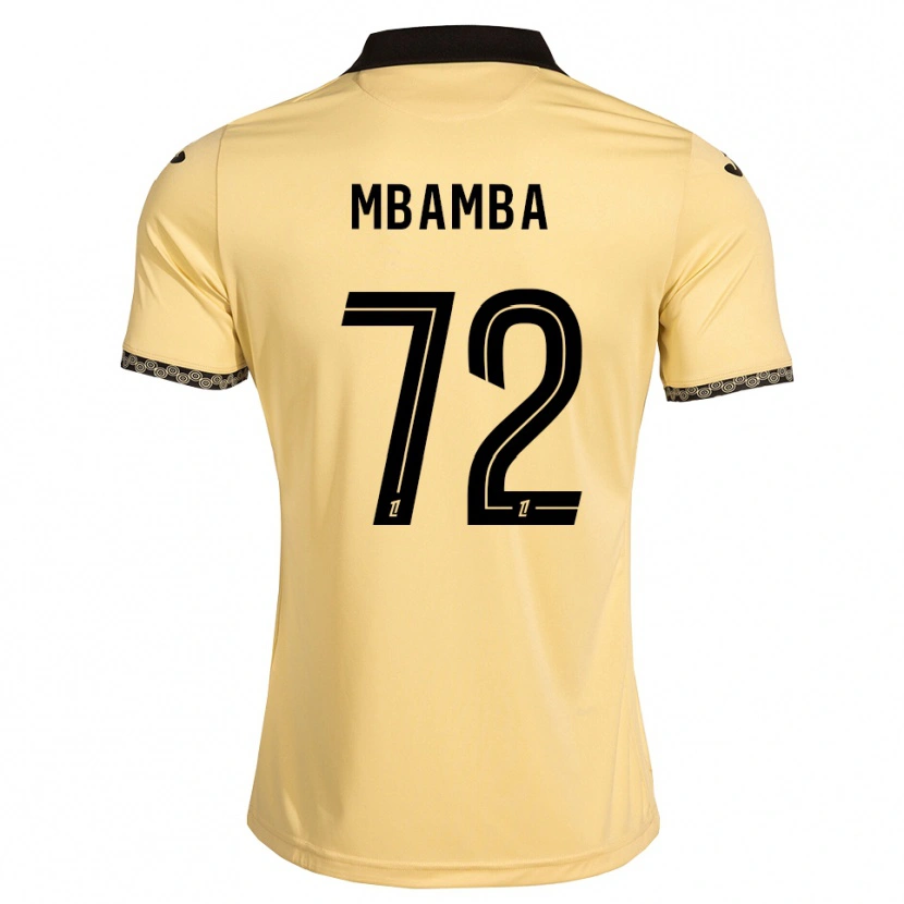 Danxen Femme Maillot Noah Mbamba #72 Blanc Navajo Noir Tenues Extérieur 2026/27 T-Shirt