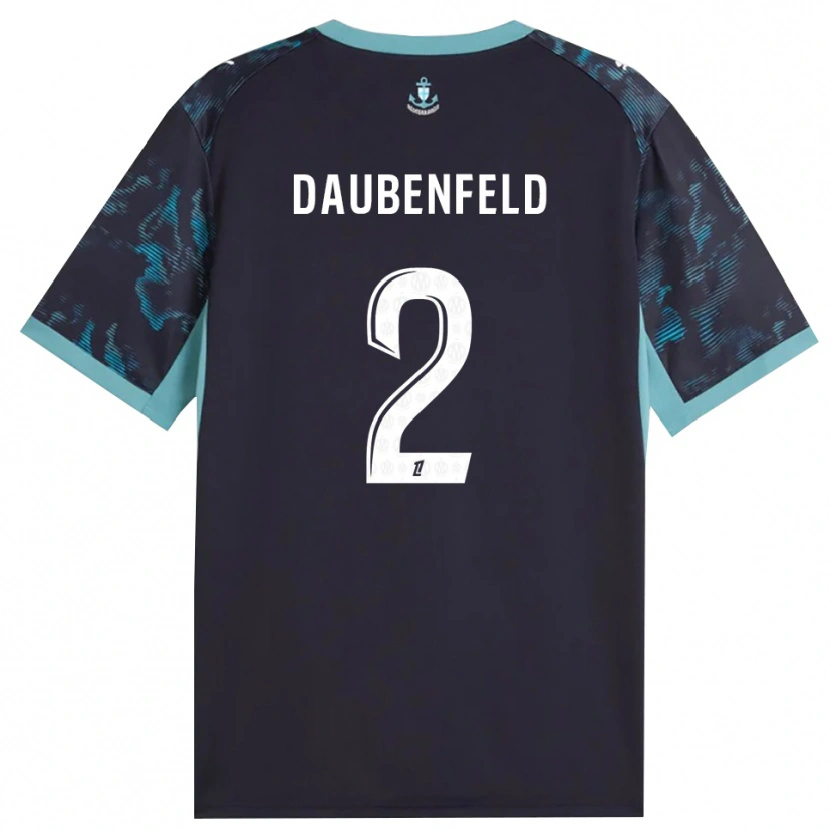 Danxen Femme Maillot Lucas Daubenfeld #2 Turquoise Pâle Blanc Noir Tenues Extérieur 2026/27 T-Shirt