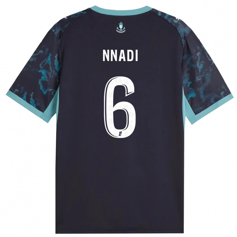 Danxen Femme Maillot Tochukwu Nnadi #6 Turquoise Pâle Blanc Noir Tenues Extérieur 2026/27 T-Shirt