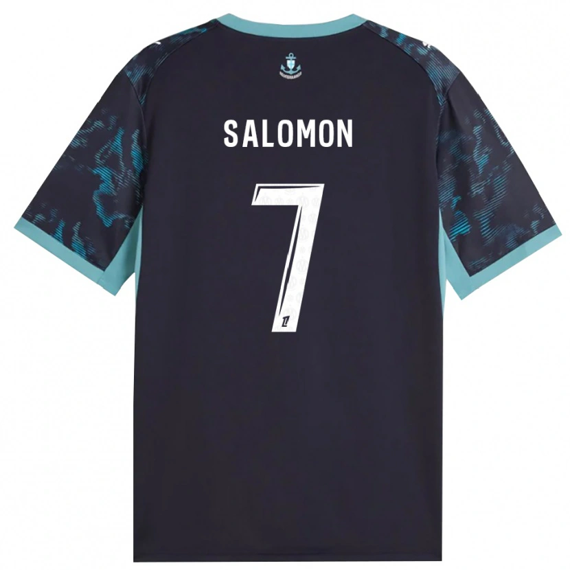 Danxen Femme Maillot Maëva Salomon #7 Turquoise Pâle Blanc Noir Tenues Extérieur 2026/27 T-Shirt