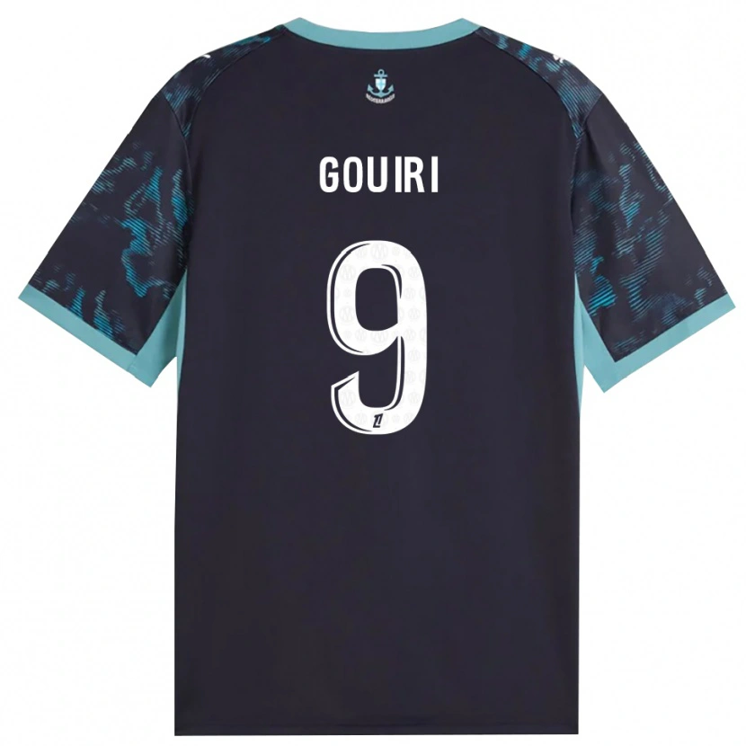 Danxen Femme Maillot Amine Gouiri #9 Turquoise Pâle Blanc Noir Tenues Extérieur 2026/27 T-Shirt