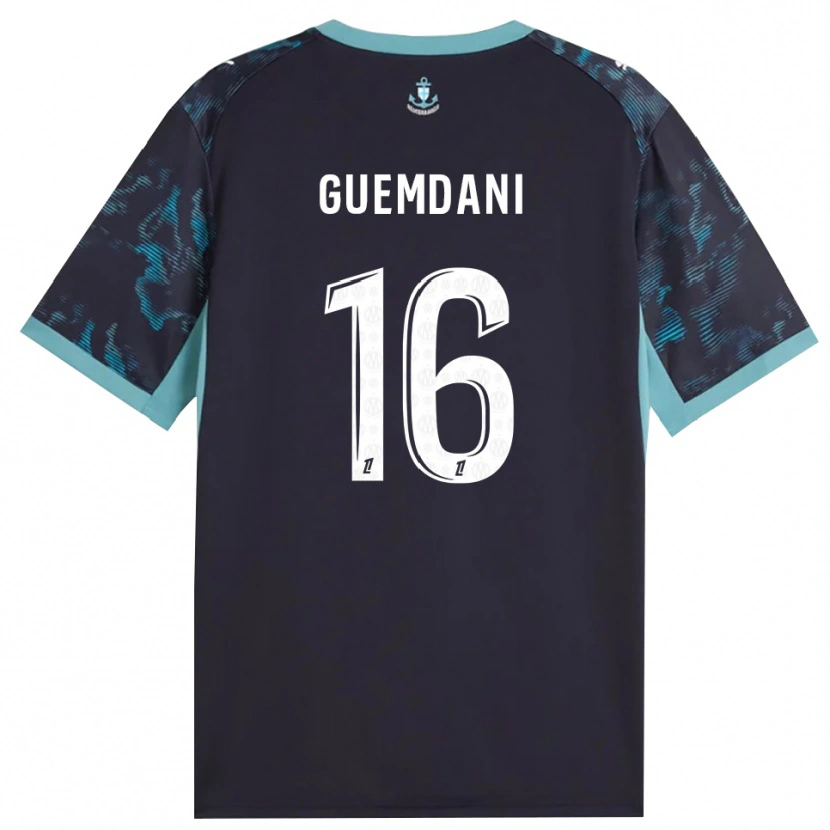 Danxen Femme Maillot Ivan Guemdani #16 Turquoise Pâle Blanc Noir Tenues Extérieur 2026/27 T-Shirt