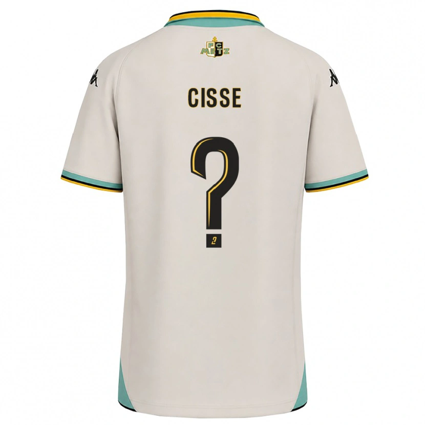 Danxen Femme Maillot Mouhamadou Cisse #0 Blanc Floral Noir Tenues Extérieur 2026/27 T-Shirt
