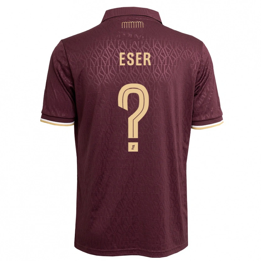 Danxen Femme Maillot Allan Eser #0 Marron Brun De Sable Tenues Extérieur 2026/27 T-Shirt