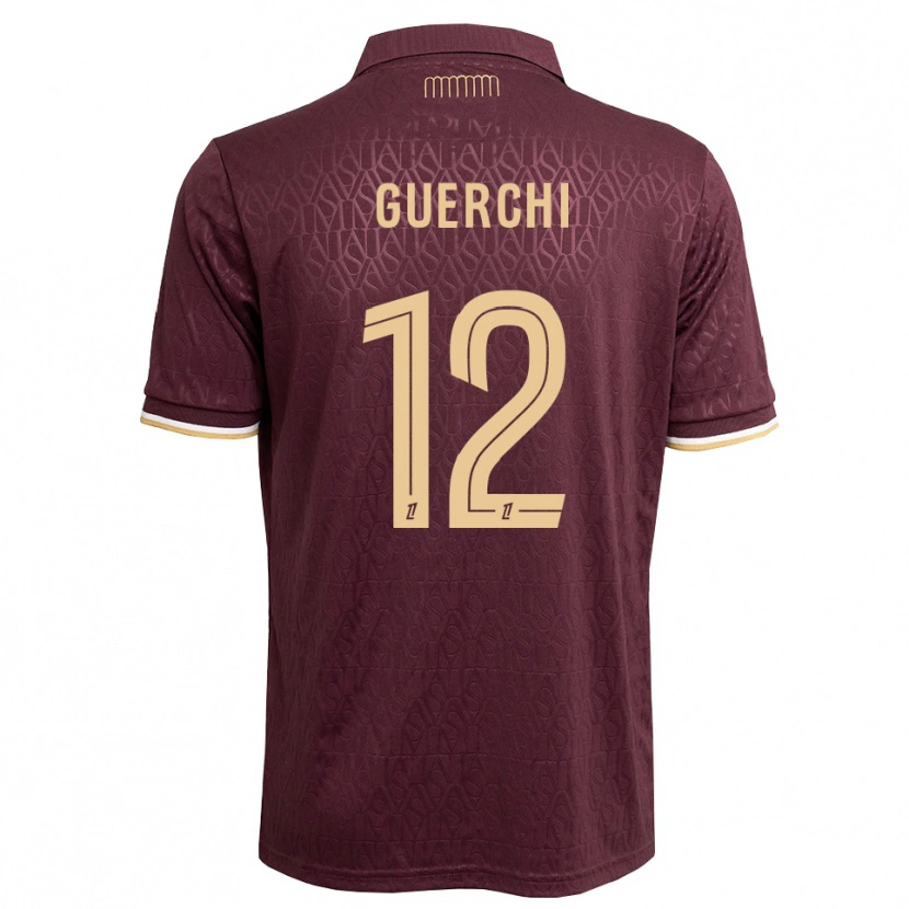 Danxen Femme Maillot Wassim Guerchi #12 Marron Brun De Sable Tenues Extérieur 2026/27 T-Shirt