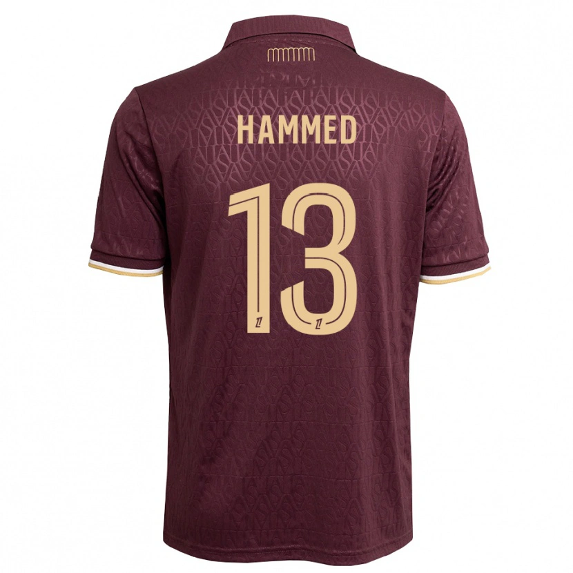 Danxen Femme Maillot Maher Hammed #13 Marron Brun De Sable Tenues Extérieur 2026/27 T-Shirt