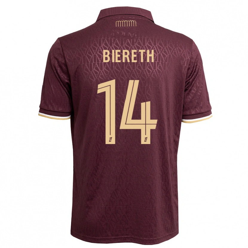 Danxen Femme Maillot Mika Biereth #14 Marron Brun De Sable Tenues Extérieur 2026/27 T-Shirt