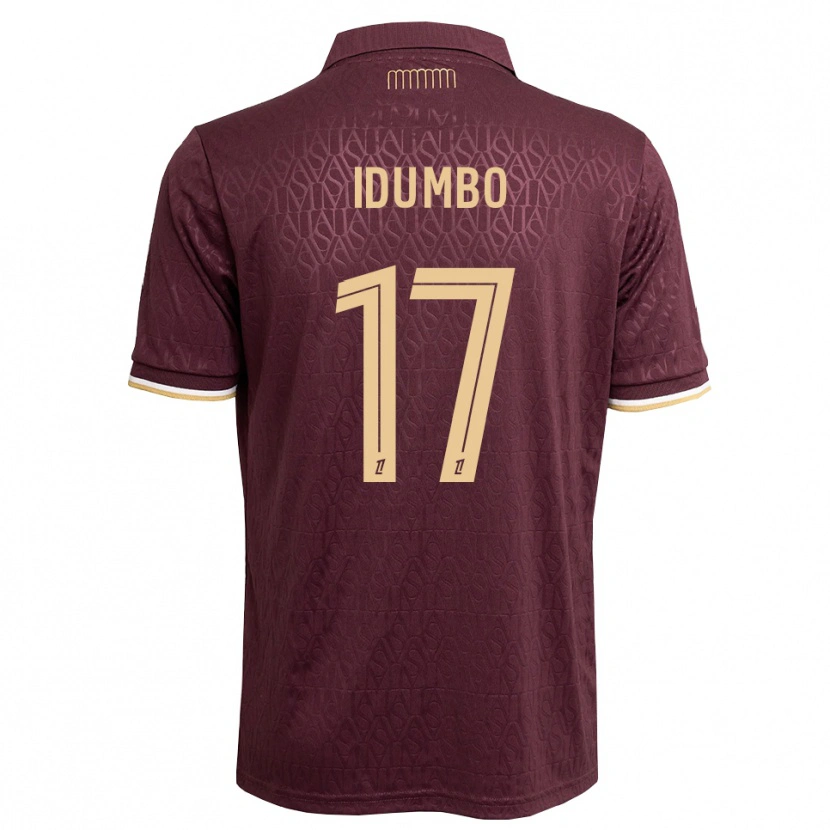 Danxen Femme Maillot Stanis Idumbo #17 Marron Brun De Sable Tenues Extérieur 2026/27 T-Shirt
