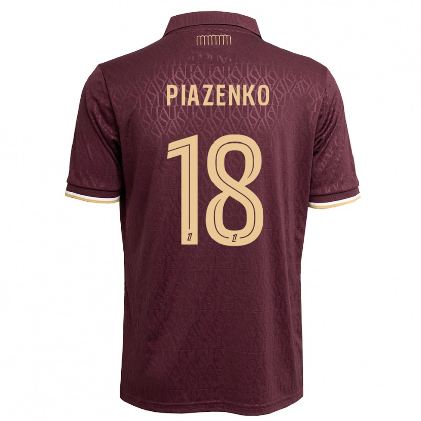 Danxen Femme Maillot Rodion Piazenko #18 Marron Brun De Sable Tenues Extérieur 2026/27 T-Shirt