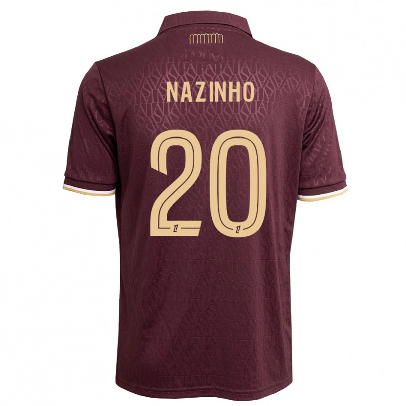 Danxen Femme Maillot Flávio Basilua Jacinto Dos Nazinho #20 Marron Brun De Sable Tenues Extérieur 2026/27 T-Shirt