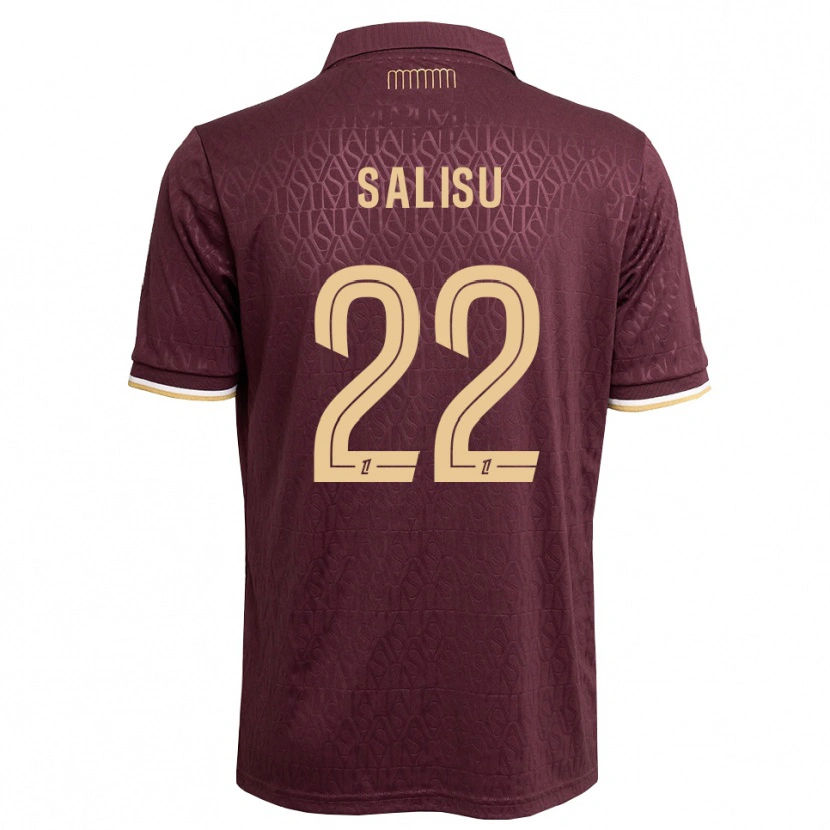 Danxen Femme Maillot Mohammed Salisu #22 Marron Brun De Sable Tenues Extérieur 2026/27 T-Shirt