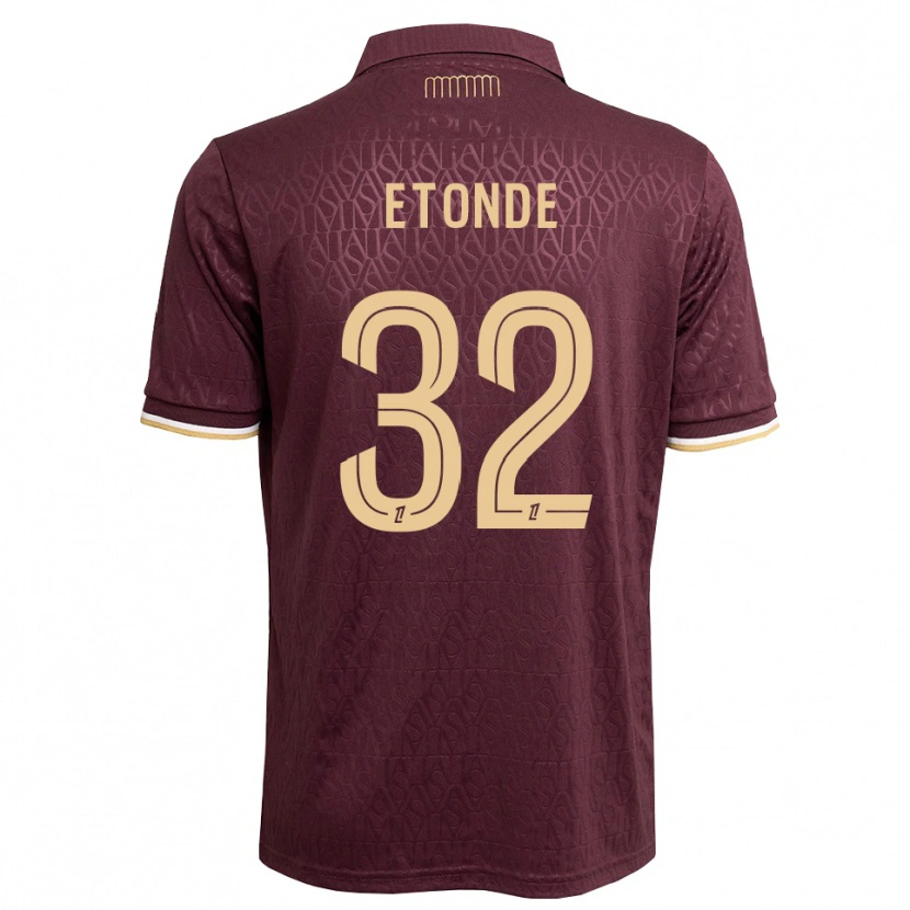 Danxen Femme Maillot Romaric Etonde #32 Marron Brun De Sable Tenues Extérieur 2026/27 T-Shirt