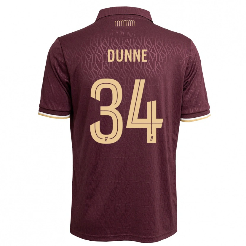 Danxen Femme Maillot David Dunne #34 Marron Brun De Sable Tenues Extérieur 2026/27 T-Shirt