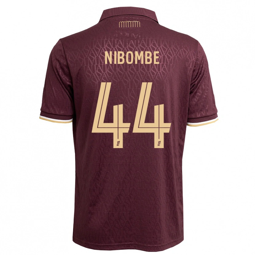 Danxen Femme Maillot Samuel Nibombe #44 Marron Brun De Sable Tenues Extérieur 2026/27 T-Shirt