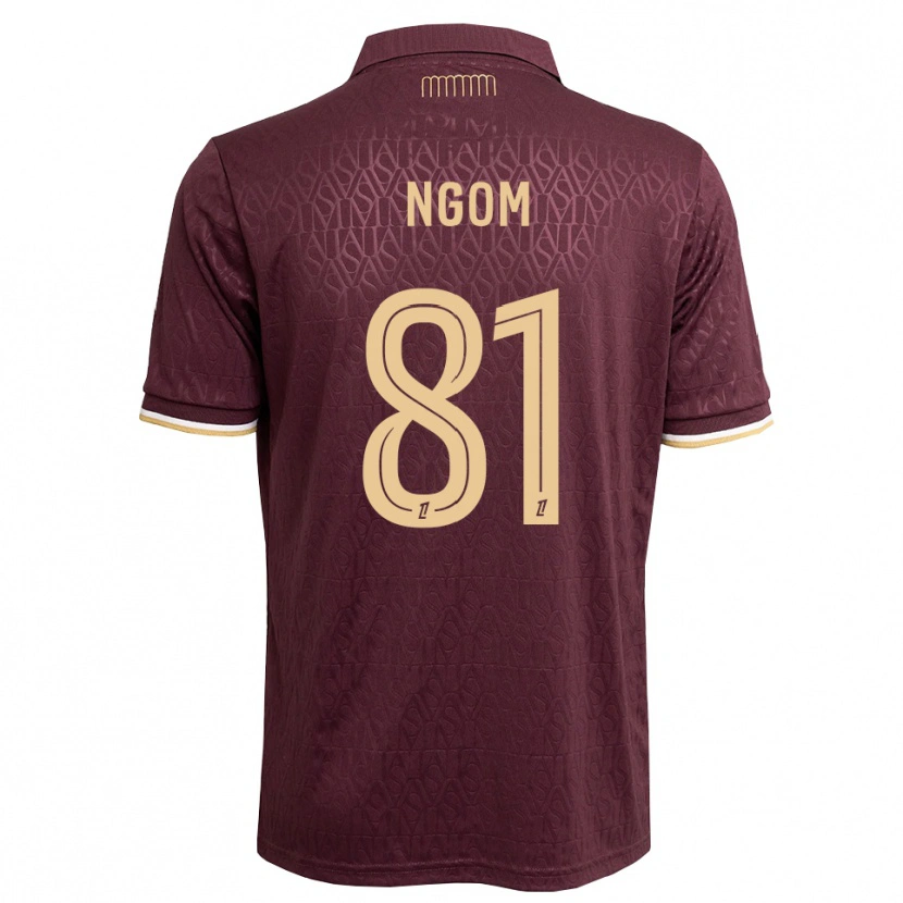 Danxen Femme Maillot Libasse Ngom #81 Marron Brun De Sable Tenues Extérieur 2026/27 T-Shirt