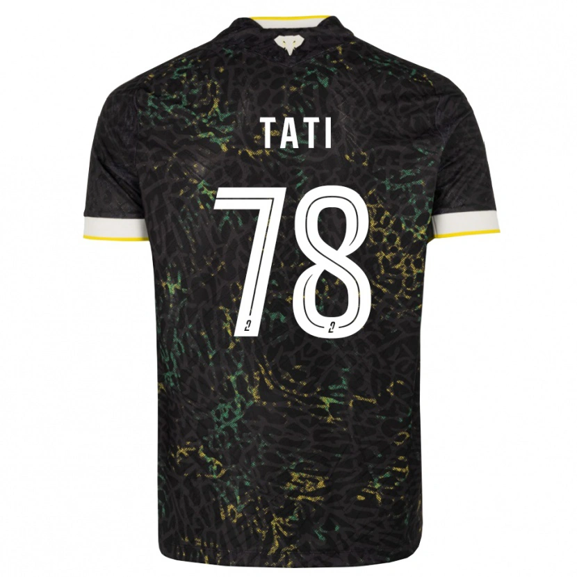 Danxen Femme Maillot Tylel Tati #78 Noir Blanc Jaune Tenues Extérieur 2026/27 T-Shirt